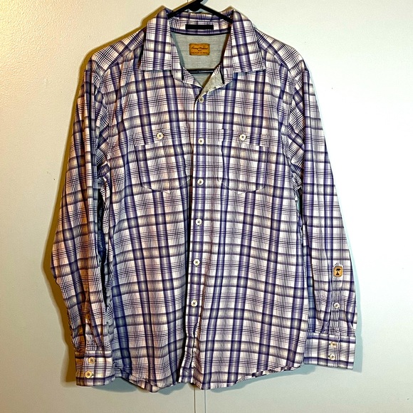 Tommy Bahama Other - Tommy Bahama‎ Men’s Button Up Size Large Stripes Flip Cuffs